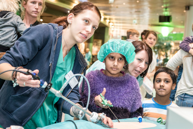 "Schlüssellochchirurgie" ist auch für die Kleinsten interessant. | Foto: Adi Aschauer