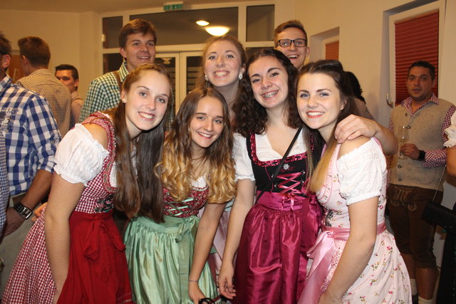 Amüsierten sich gut: Marina, David, Miriam, Laura, Sandra, Paul und Vera