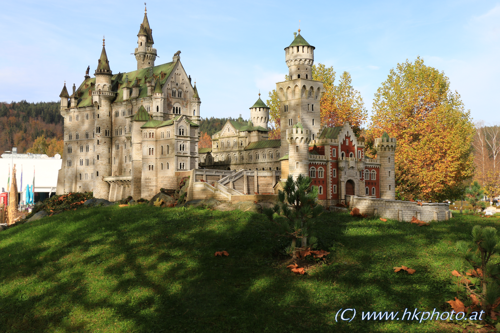 Schloss Neuschwanstein in Minimundus am Wörthersee, Kärnten