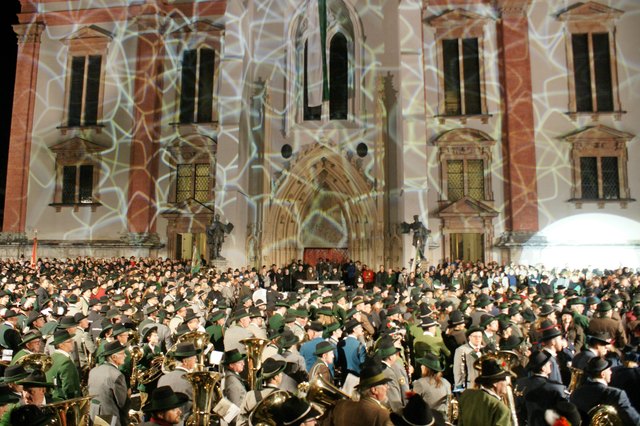Musik verbindet - Festakt vor der Basilika | Foto: Rainer Schabereiter/Steirischer Blasmusikverband