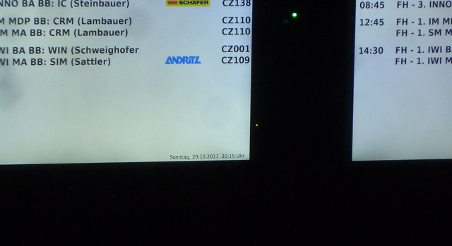 Datums- und Uhrzeitzbeweis am Campus02