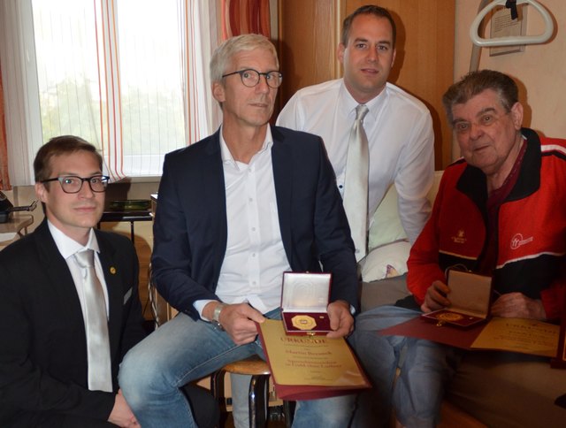Julian Mattes, Martin Beranek, David Mattes und Erich Fuchs