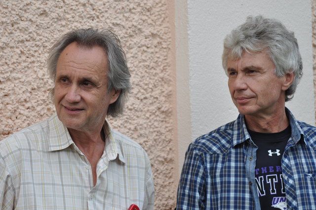 Brüder, in der Musik vereint: Hans (l.) und Werner Delanoy