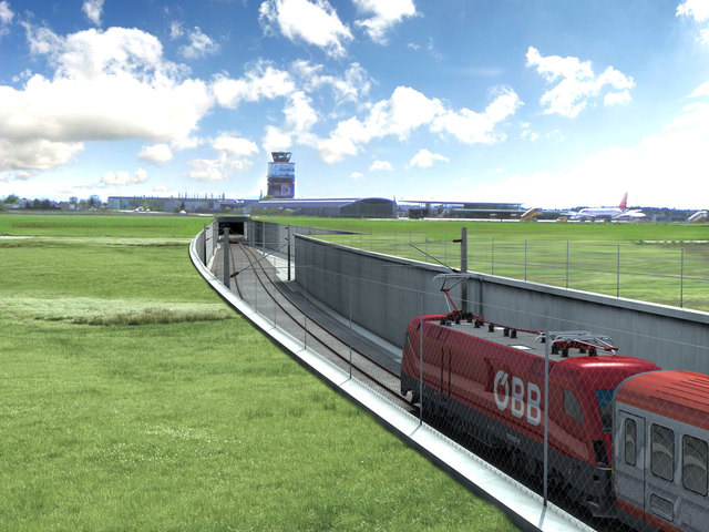 Aufgrund des Baus des Koralmbahnanschlusses im Bereich Flughafen droht Feldkirchen ein Verkehrschaos, fürchtet die FPÖ. | Foto: ÖBB