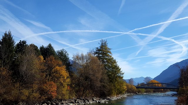 ...über dem Drauufer bei Lienz