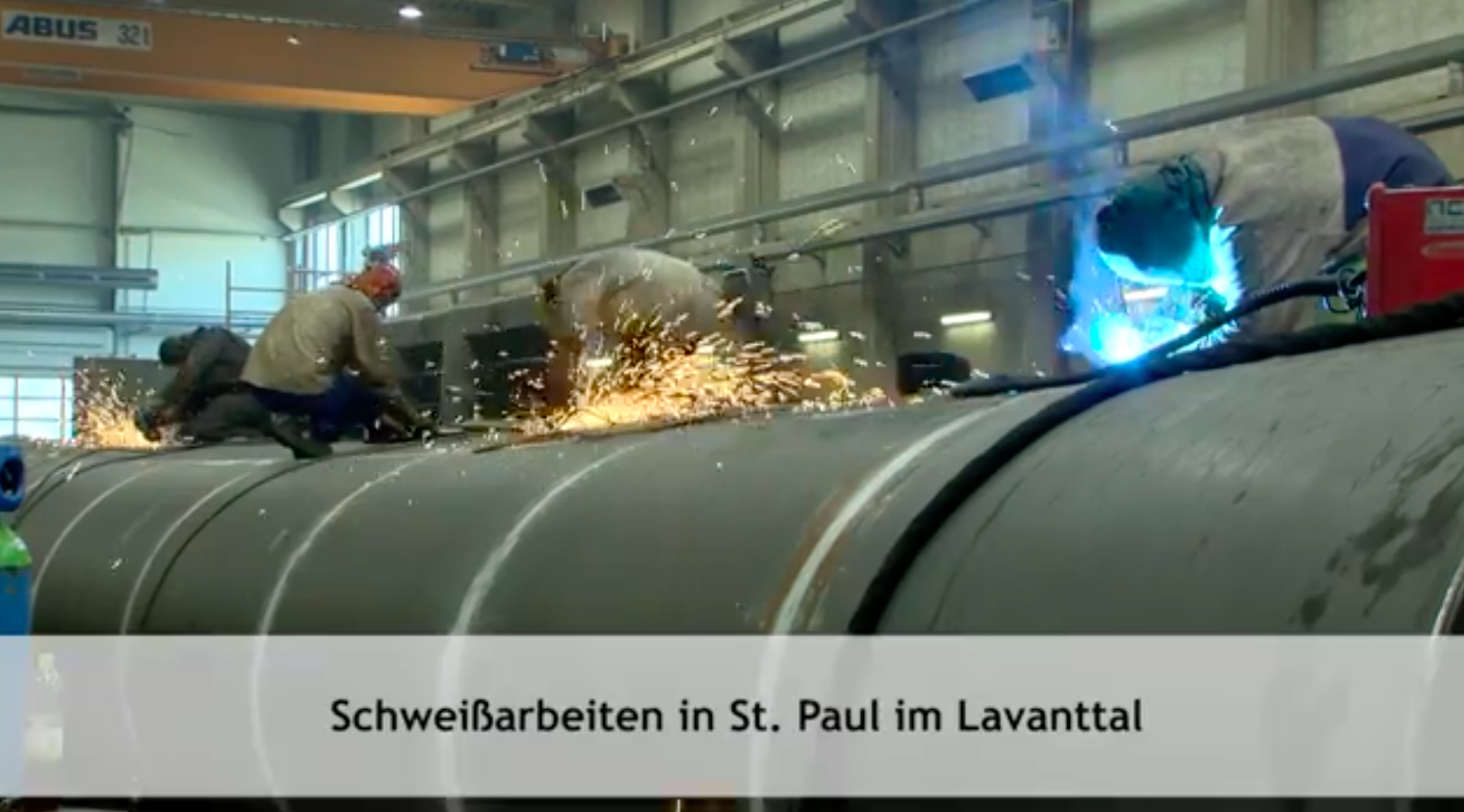 Eine Impression von den Schweißarbeiten