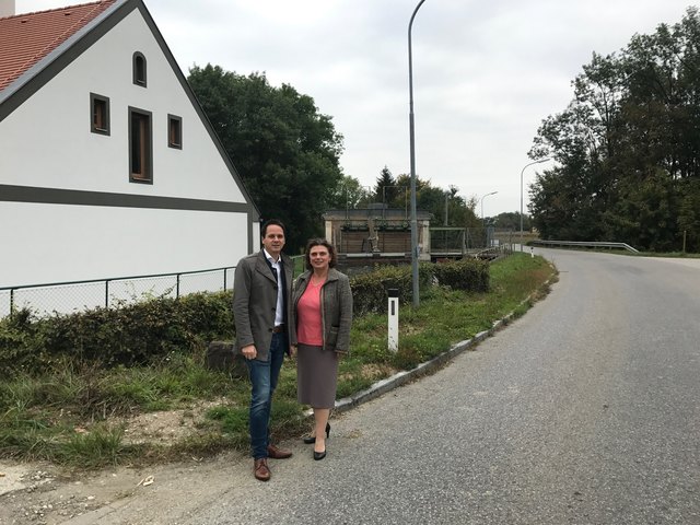 Stadtrat Markus Krempl-Spörk sowie Ortsparteiobfrau Marion Gabler-Söllner.