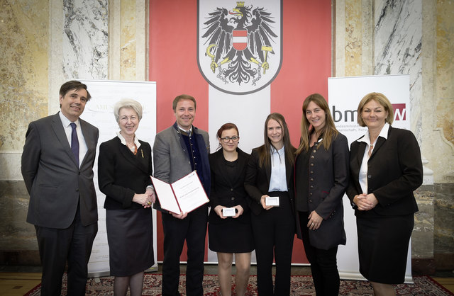 Offizielle Eröffnung und Auszeichnung für Amuse Bouche!
03 05 2017, Marmorsaal, Bundesministeriums für Wissenschaft, Forschung und Wirtschaft