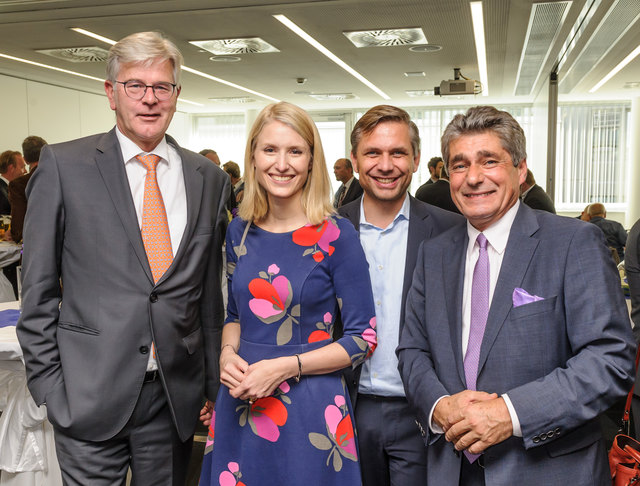 Andreas Mitterlehner, Landesrätin Christine Haberlander, ÖVP-Geschäftsführer Wolfgang Hattmanmsdorfer, FPÖ-Klubobmann Herwig Mahr (v. l.). | Foto: cityfoto