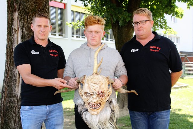 Römerteufel Leibnitz Obmann Markus Passath (l.), Nikolaus Günter Elsnig (r.)