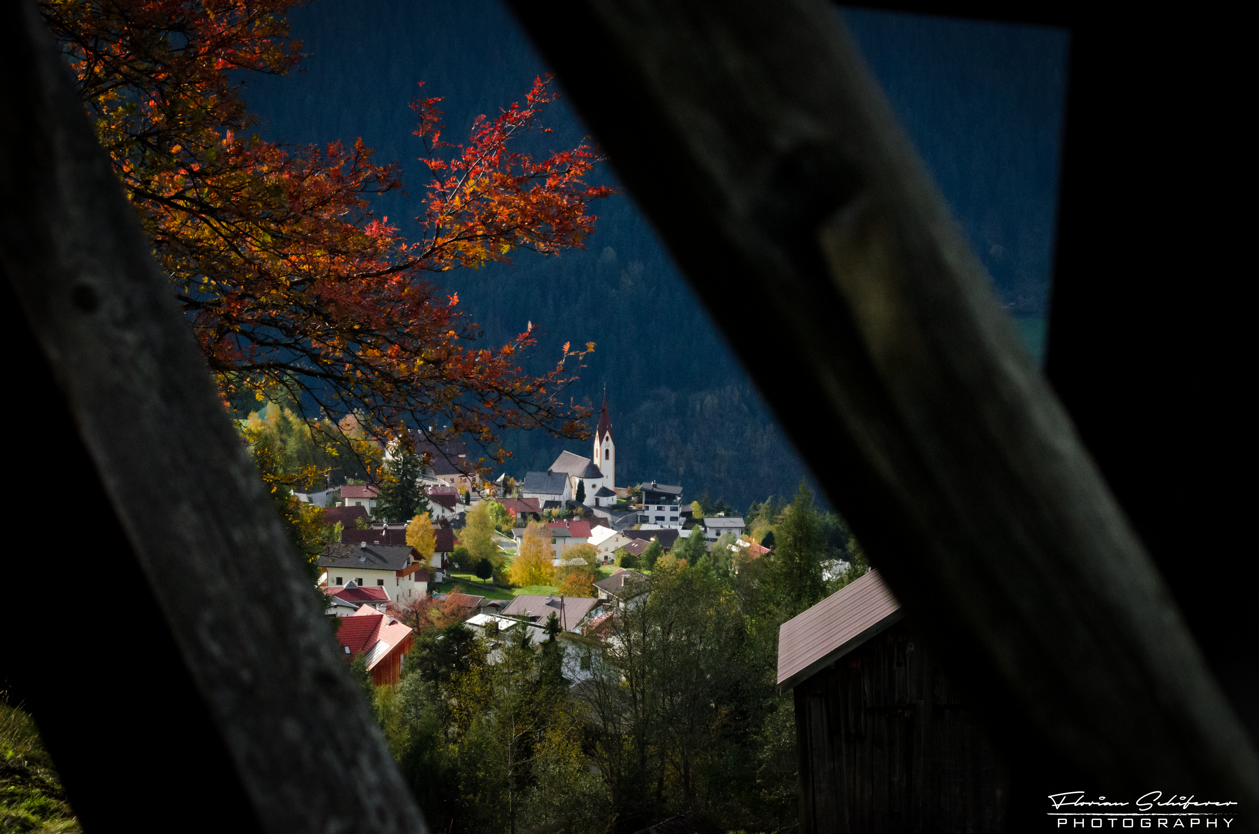 Blick vom Breitler auf Tobadill