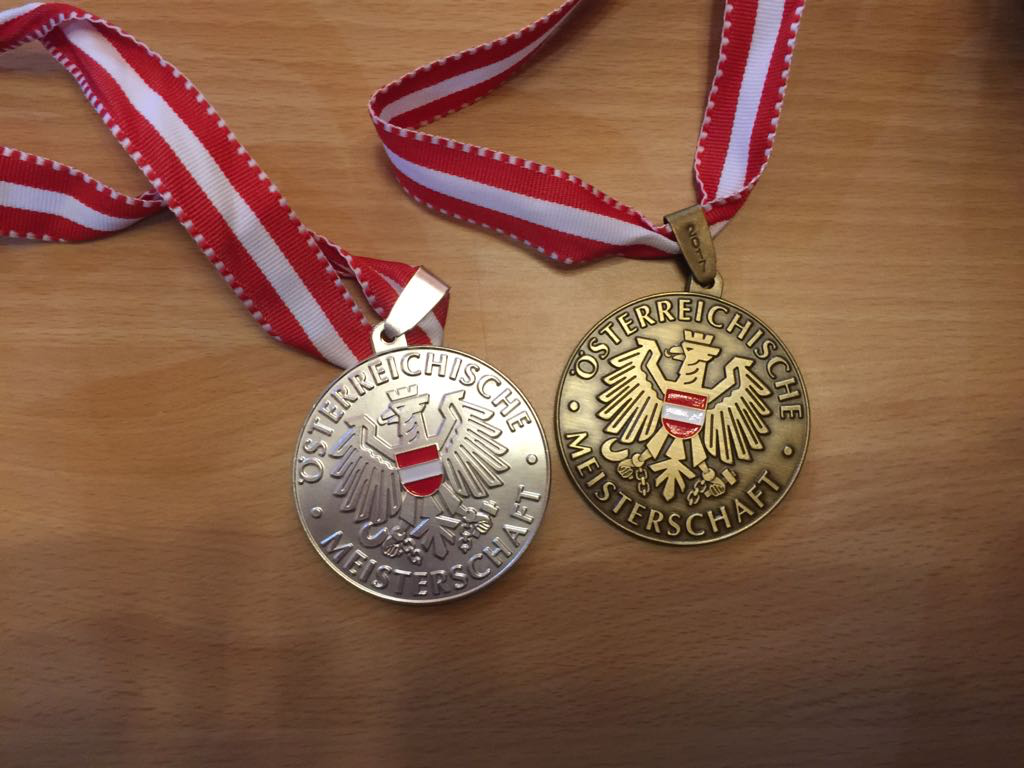 Die offiziellen Medailien der Bundessportorganisation