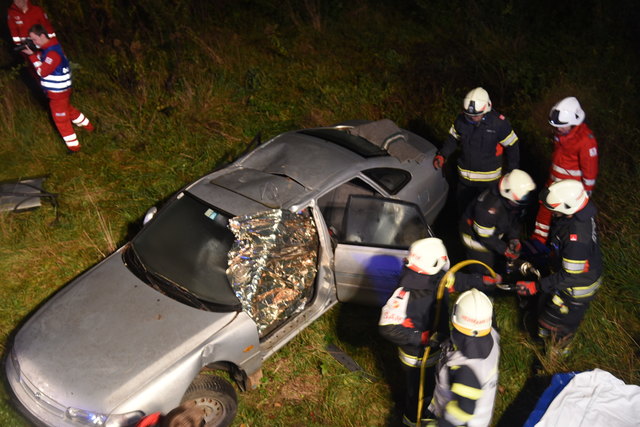 Gemeinsame Übung mit dem Roten Kreuz und FF Gleisdorf - Verkehrsunfall