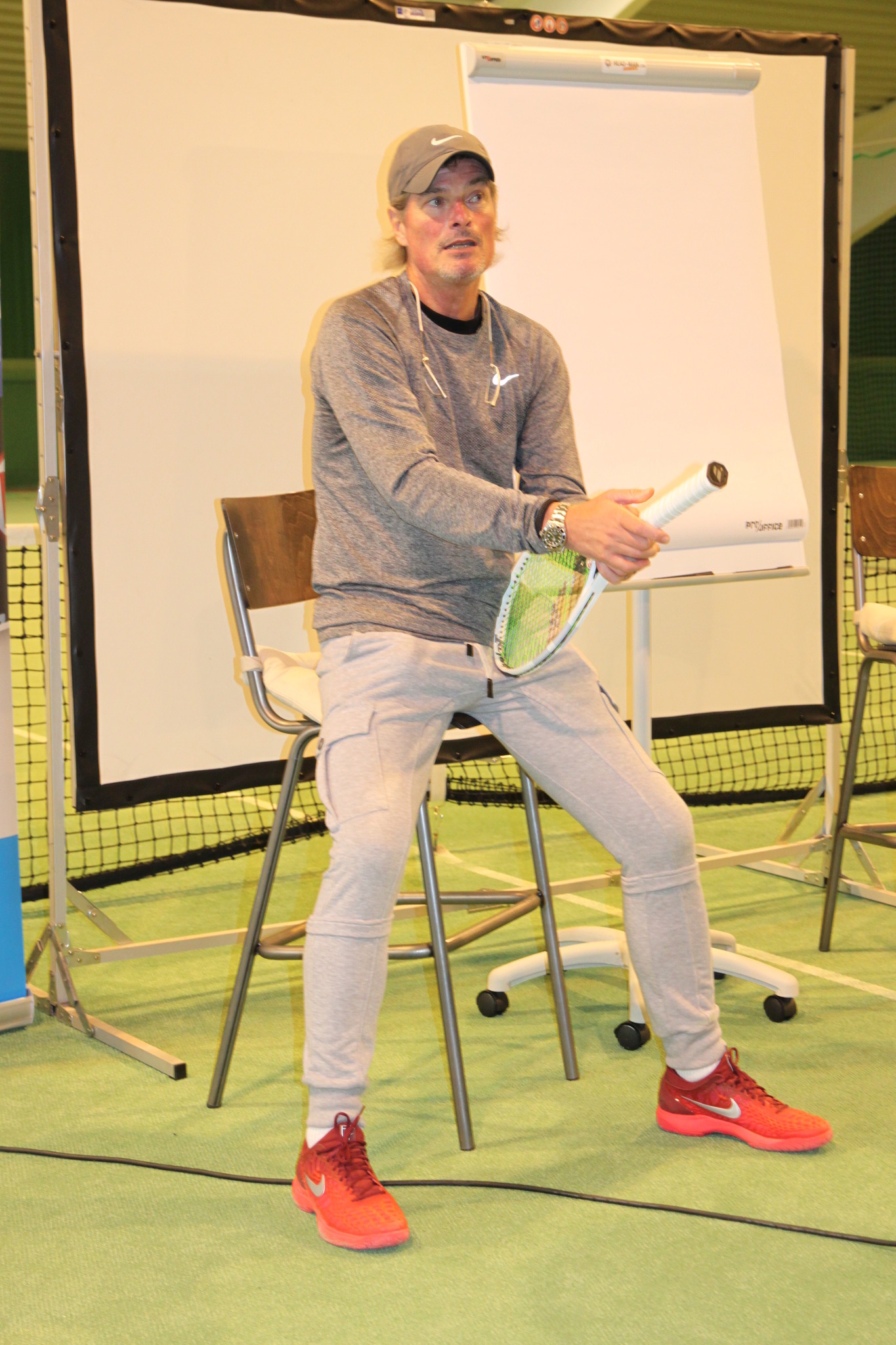 ExTennisprofi Stephan Medem im Tenniscenter Stainz Deutschlandsberg