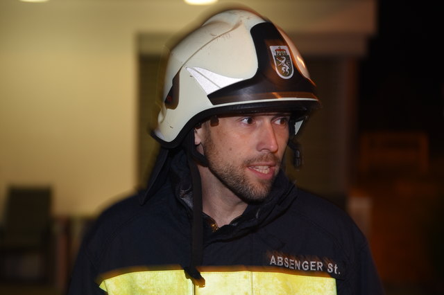 Einsatzleiter Brandmeister Ing. Stefan Absenger