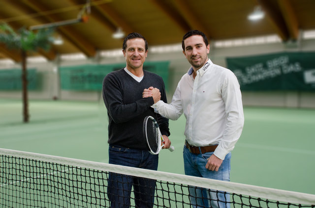 Überzeugt und motiviert: Ex-Profi Alex Antonitsch unterstützt Andreas Munk und sein Start-Up "eTennis" am Weg nach oben.