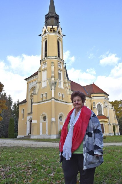 Elfriede Jaindl war seinerzeit eine der treibenden Kräfte für die Wiederherstellung der Grenzkirche.