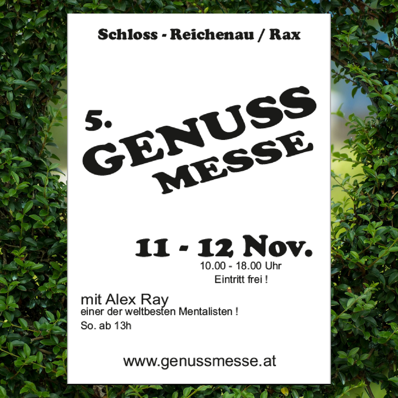 Genuss-Messe im Schloss Reichenau an der Rax