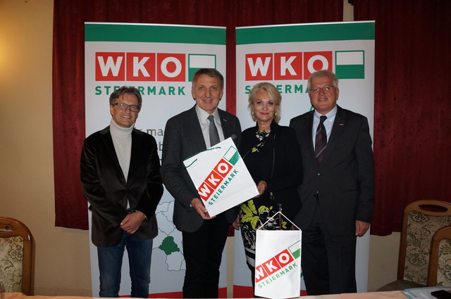 WKO on tour: Franz Jechart, Josef Herk, Riki Vogl und Gerhard Streit in Köflach