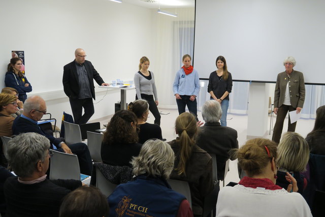 Bei der Buchpräsentation und den Fachvorträgen