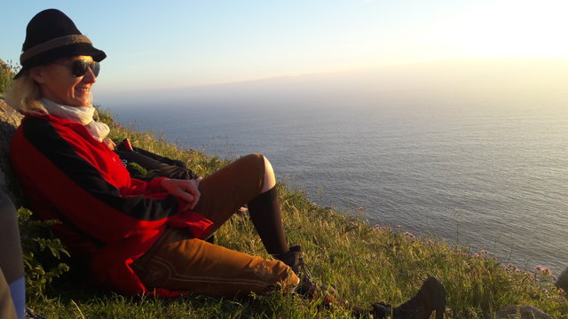 Dr. Rosa Maria Ernst zeigt bewegende Bilder von ihren Pilgerreisen auf dem Jakobsweg. | Foto: Ernst