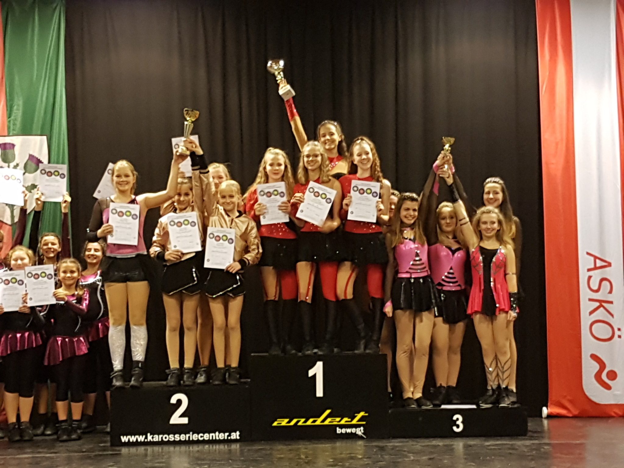 Turnier in Rock'n Roll Akrobatik der Hot Rock Dancers Parndorf