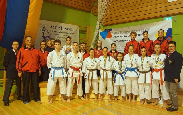 Die Top-Mannschaft des UKC Zen Tai Ryu HAK St. Pölten