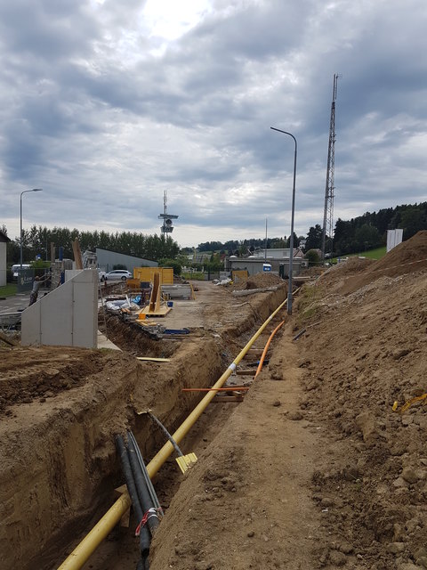 Die Vorbereitungsarbeiten für die Unterführung bei St. Margarethen an der Raab laufen bereits auf Hochtouren. | Foto: Land Steiermark/A 16