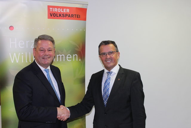 Andrä Rupprechter und Alois Margreiter (re).