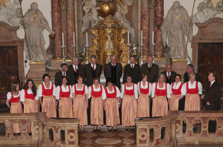 Kärntner Chor Salzburg bei der Langen Nacht der Chöre 2015 im Sacellum
Bild: Handzeichnung eines Vereinsmitgliedes