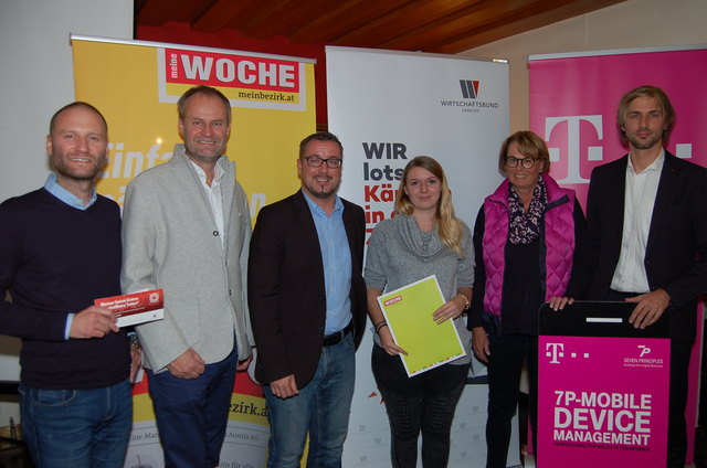 Christoph Überbacher, Christof Zechner, Peter Michael Kowal, Fabienne Orter, Gabriele Eysselt und Christian Wilhelmer (v.li.) | Foto: WOCHE