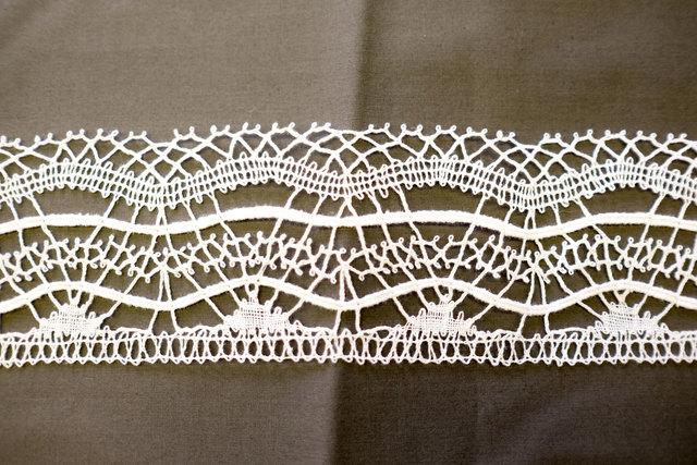 geklöppelte Spitze | Foto: Arnold Burghardt