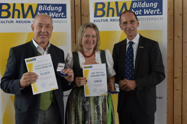 "Bildung hat Wert": Franz Raab, Daniela Fux und Peter Filzmaier. | Foto: BhW