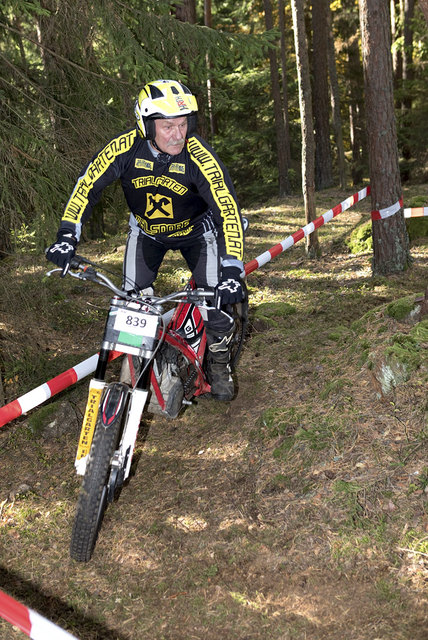 Fritz Eibl ist Instruktor im Ohlsdorfer Trialgarten.