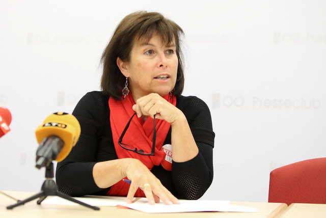SPÖ-Landesrätin Birgit Gerstorfer ist unzufrieden mit der Budget-Situation im Sozialressort. | Foto: Land OÖ