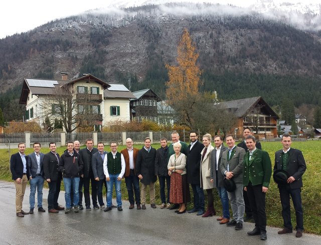 Geschäftsführer Niklas Lierzer, Präsident Christian Gaisberger und Co. in Altaussee. | Foto: KK