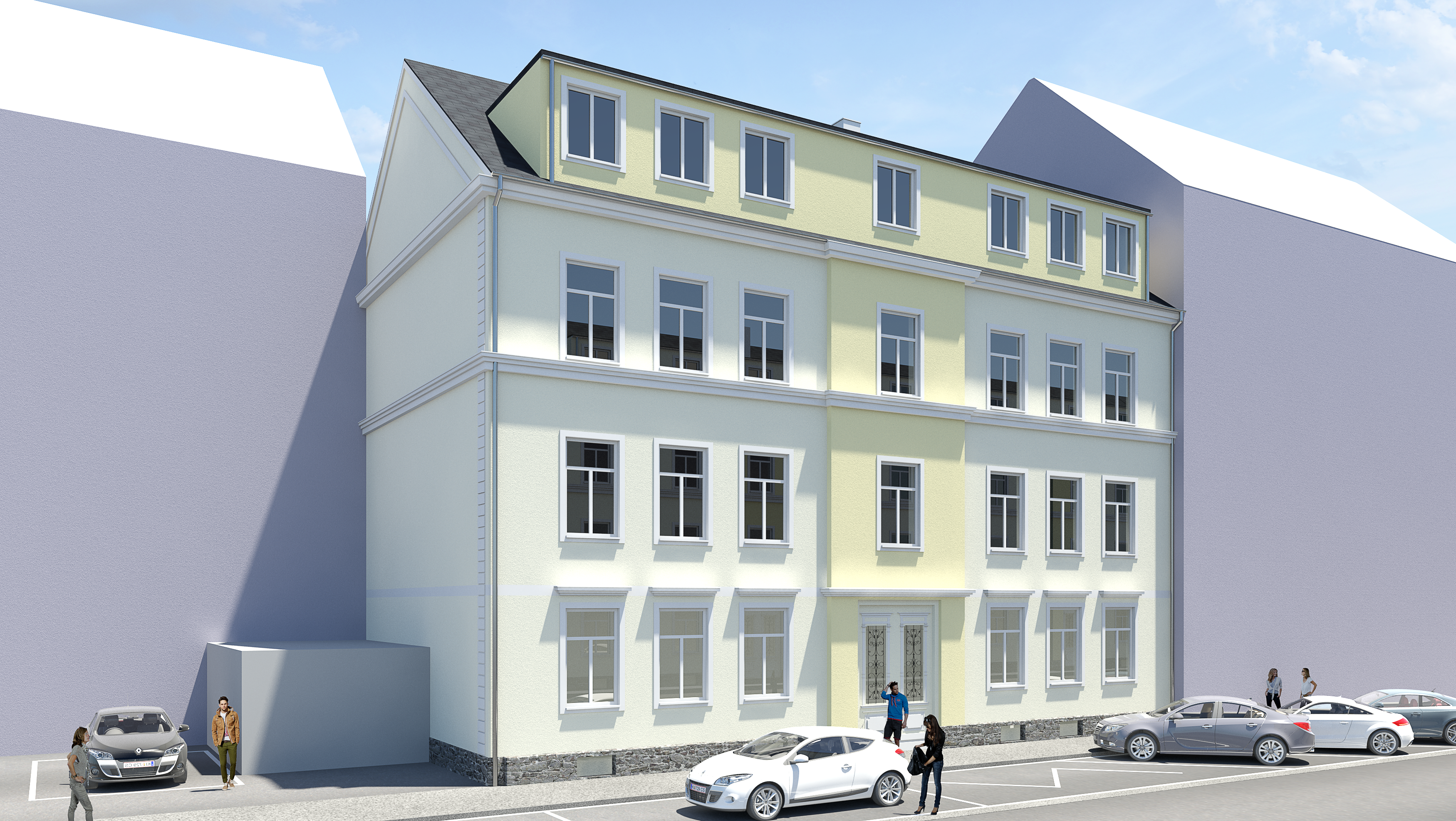 Neu: So wird das Gebäude nach dem Umbau aussehen. Foto: Silver Living