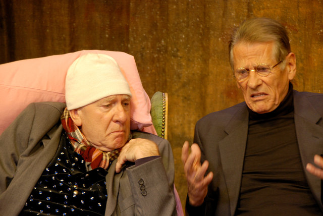 Prominente Besetzung beim neuesten Volkstheater-Stück: Pepi Pittl (re.) und Günther Lieder | Foto: VTA