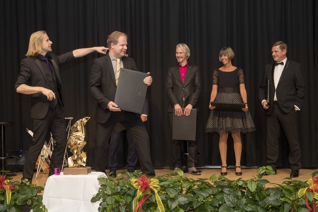 Leoben, Oesterreich,18.11.2017,Chronik. Bild zeigt ein Feature von der Straussgala 2017. 