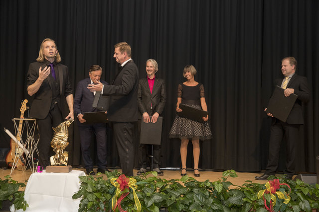 Leoben, Oesterreich,18.11.2017,Chronik. Bild zeigt ein Feature von der Straussgala 2017. 