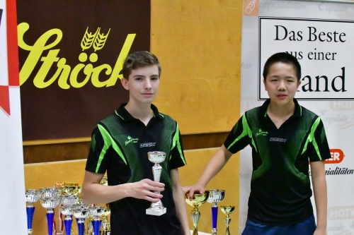 Martin Trausmuth (links) und Eric Tang - erfolgreicher Stadlau-Nachwuchs