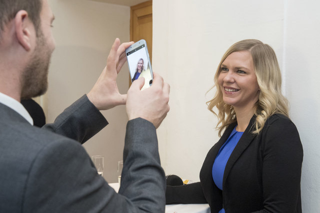 Leoben, Oesterreich,18.11.2017,Chronik. Bild zeigt ein Feature von der Straussgala 2017. 