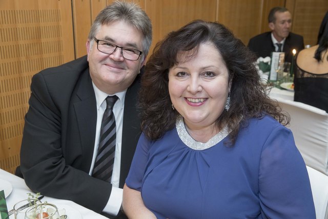 Leoben, Oesterreich,18.11.2017,Chronik. Bild zeigt ein Feature von der Straussgala 2017. 