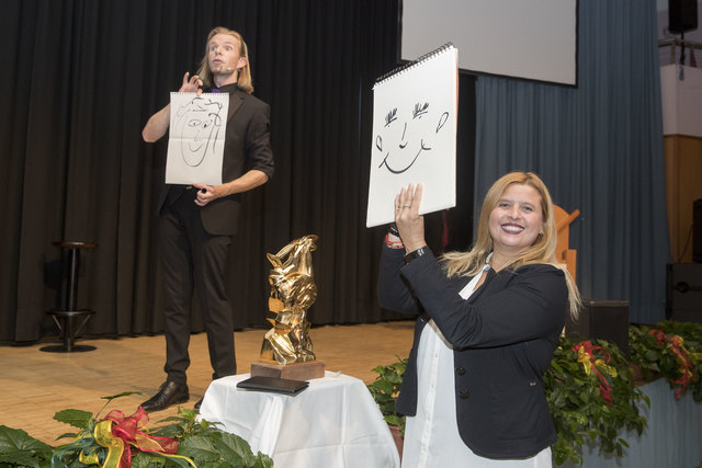 Leoben, Oesterreich,18.11.2017,Chronik. Bild zeigt ein Feature von der Straussgala 2017. 