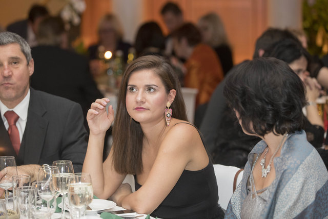 Leoben, Oesterreich,18.11.2017,Chronik. Bild zeigt ein Feature von der Straussgala 2017. 