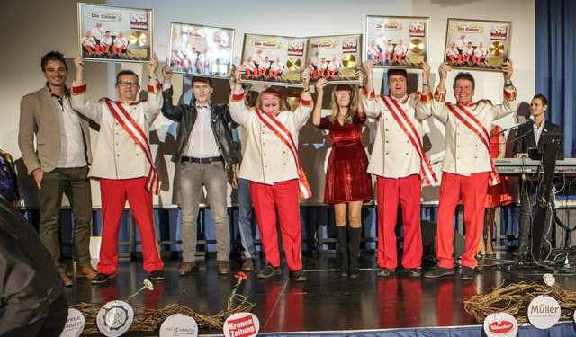 "Die Kaiser" bei der "goldigen" Verleihung in Pörtschach | Foto: Wolfgang Jannach