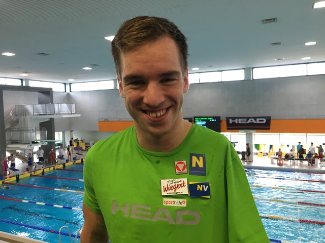 Andreas Onea nimmt an der Para-Schwimm-Weltmeisterschaft teil.