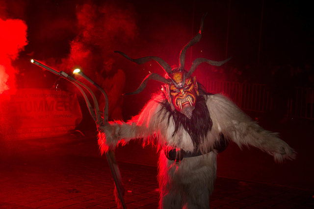 Krampusshow in Obertraun 2017. | Foto: Maria Gianmoena
