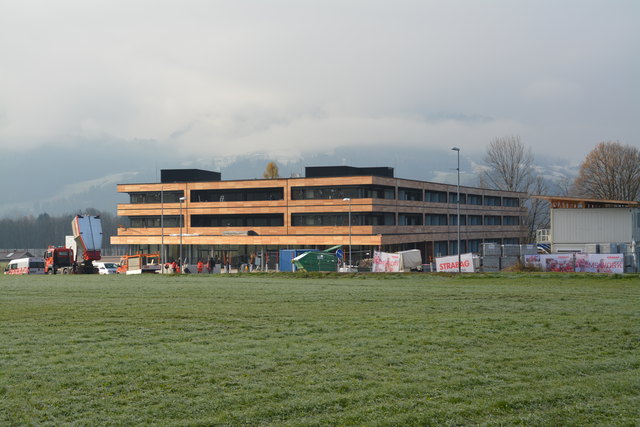 Die Baustelle der Künstlerherberge ist in der Endphase