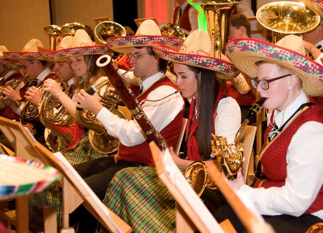 Die Musiker beim Stück „El Cumbanchero“